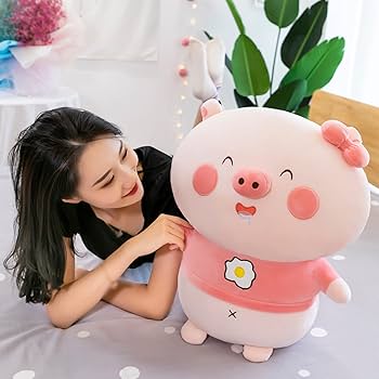 フード付きピンククマのぬいぐるみ KAWAIIベア MoMo Mサイズ ぬいぐるみ くま テイクオフ : HONDA